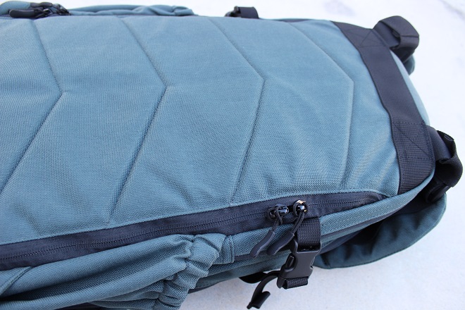 Alpha One Niner EVADE back panel 1000D detail shot