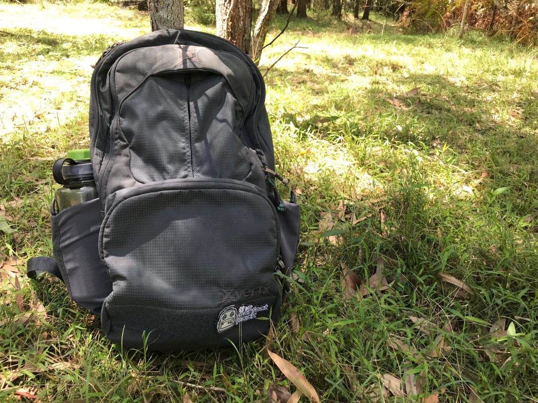 Vertx EDC Ready Pack Review Front and Nalgene Pocket