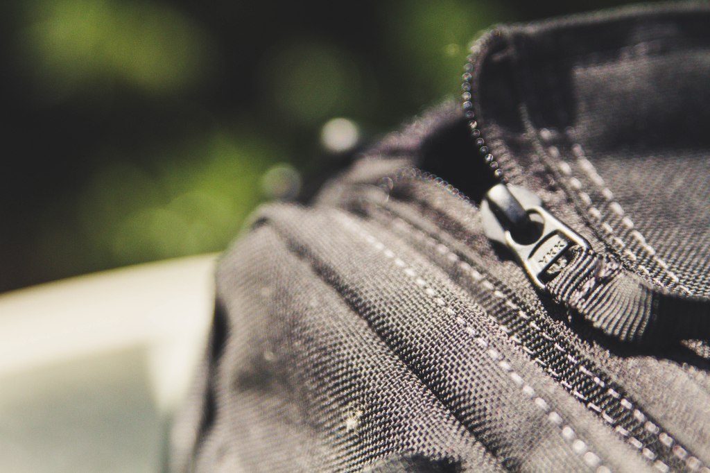 First Tactical Executive Briefcase YKK zipper close up