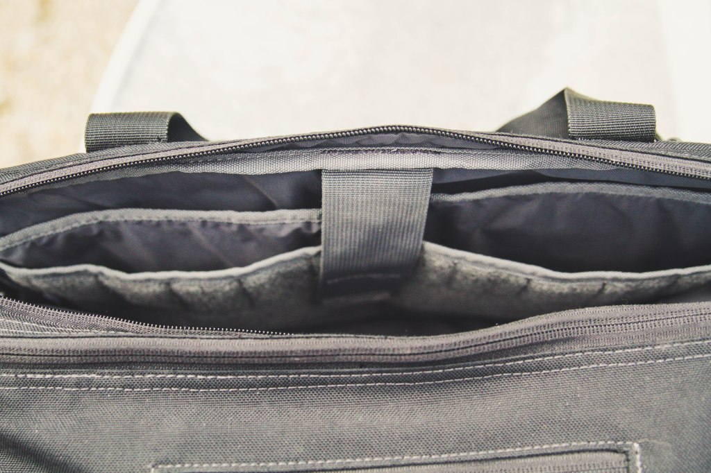 First Tactical Executive Briefcase laptop compartment closed