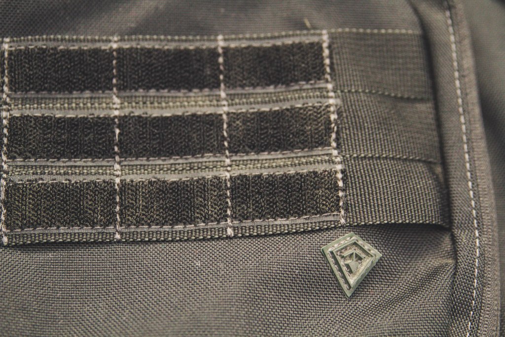 First Tactical Executive Briefcase front hook panel close up