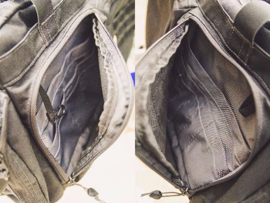 First Tactical Executive Briefcase admin pockets collage