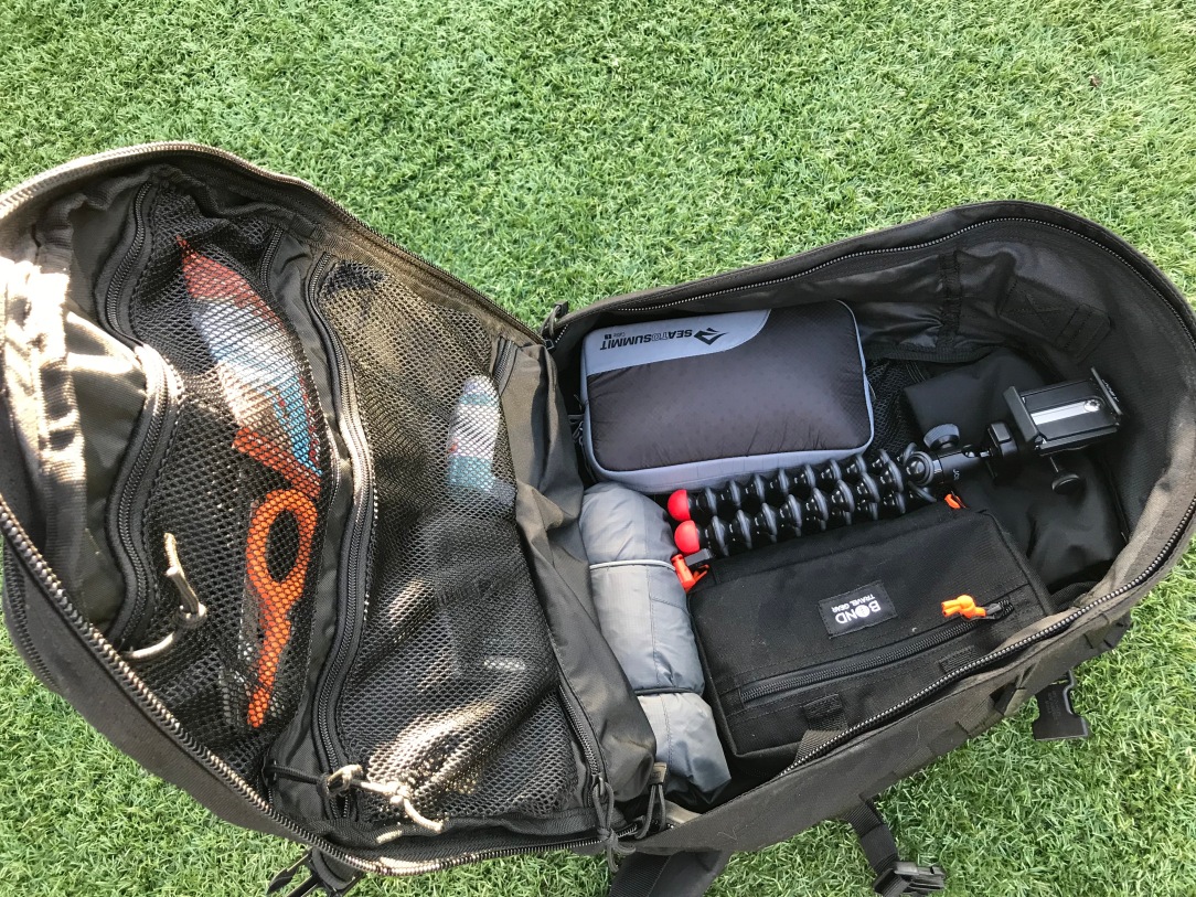 5.11 Rush 24 backpack review, full internal shot