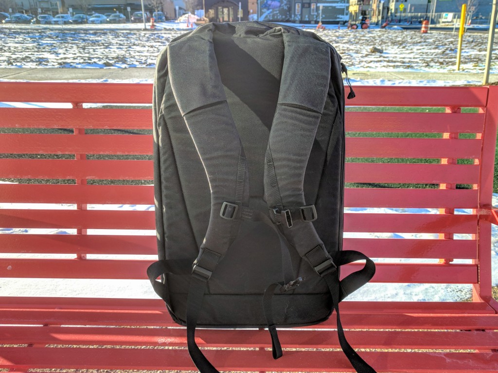 EVERGOODS Civic Panel Loader 24 backpack review harness