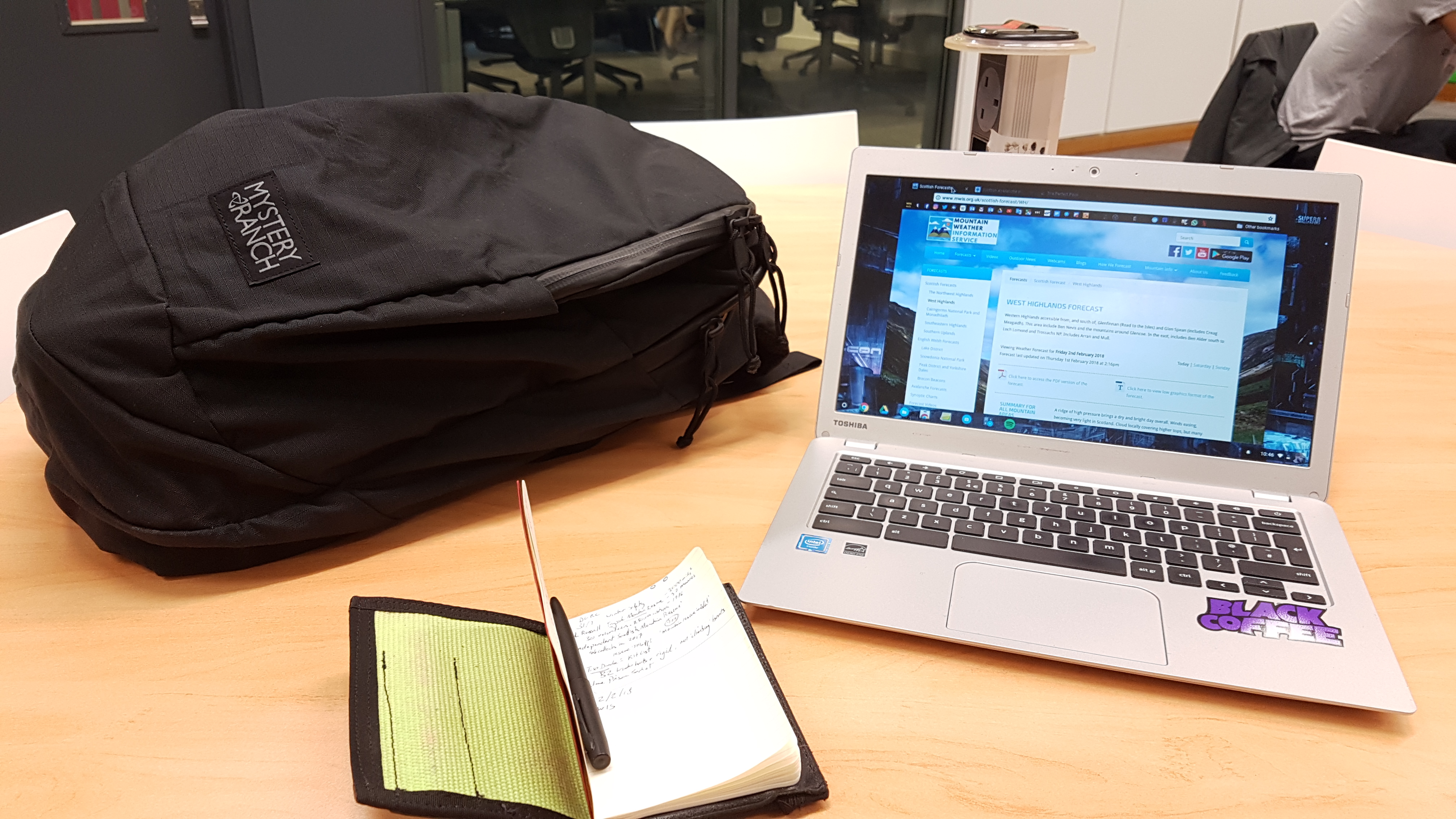 Mystery Ranch Slick Backpack laptop and study