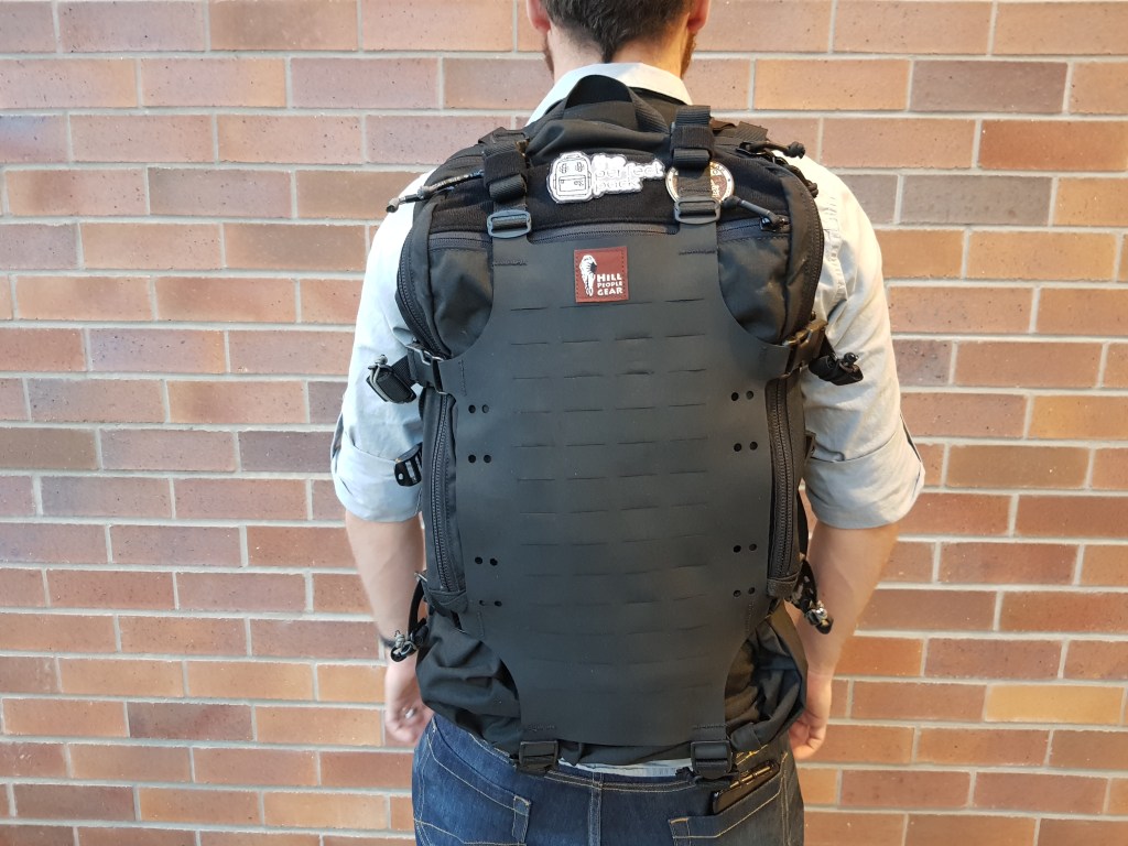Hill People Gear Aston House Backcountry review on body back profile