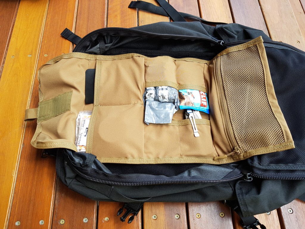 Hill People Gear Aston House Backcountry review tool roll loaded