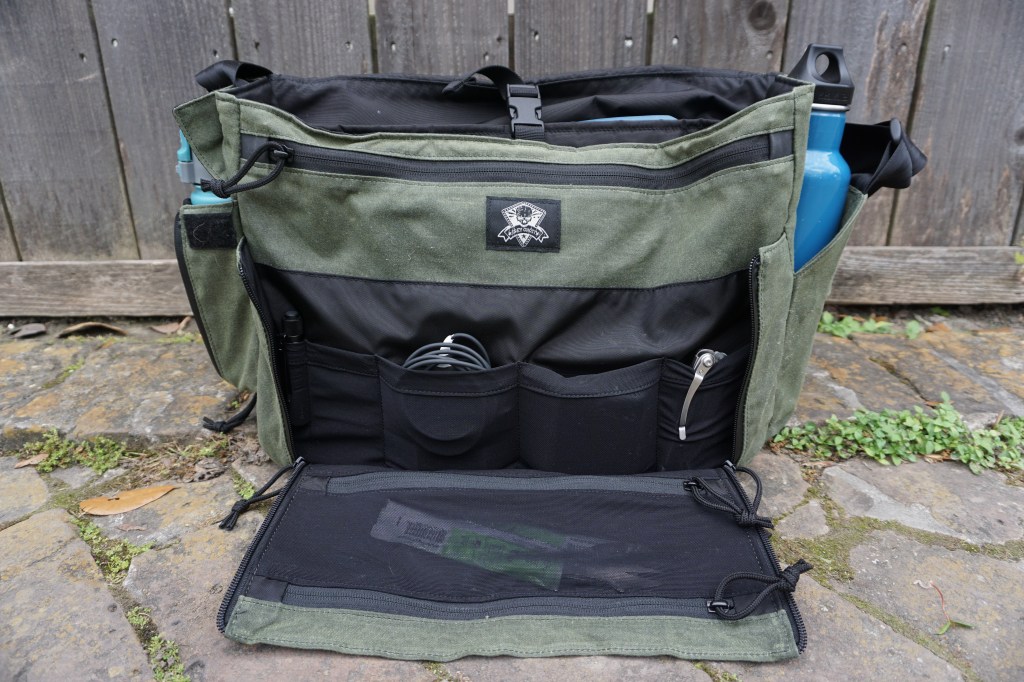 Grey Ghost Gear Wanderer Messenger Bag Review Organizer