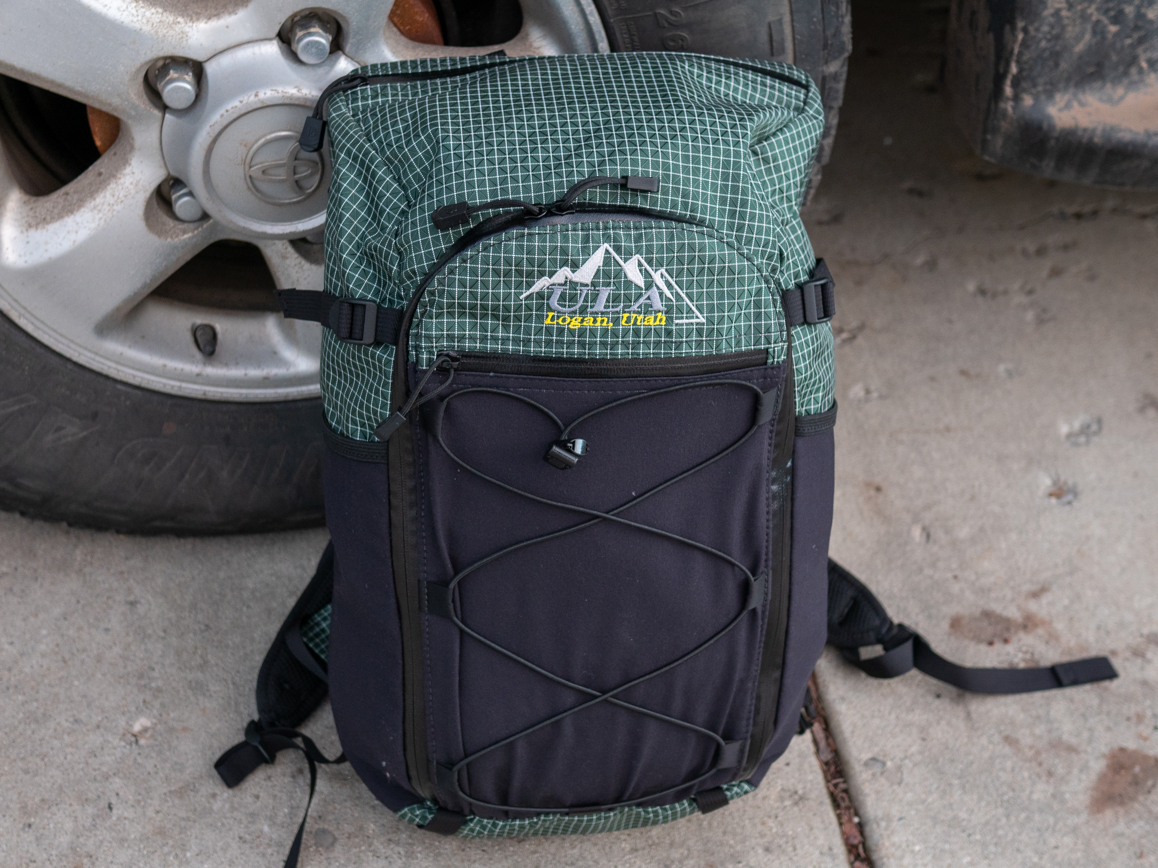 ula ultralight equipment dragonfly front of pack