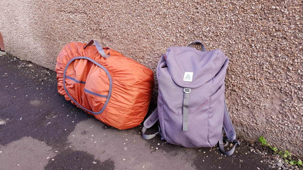 Salkan Backpacker travel bag review flight cover rainfly daypack outdoors