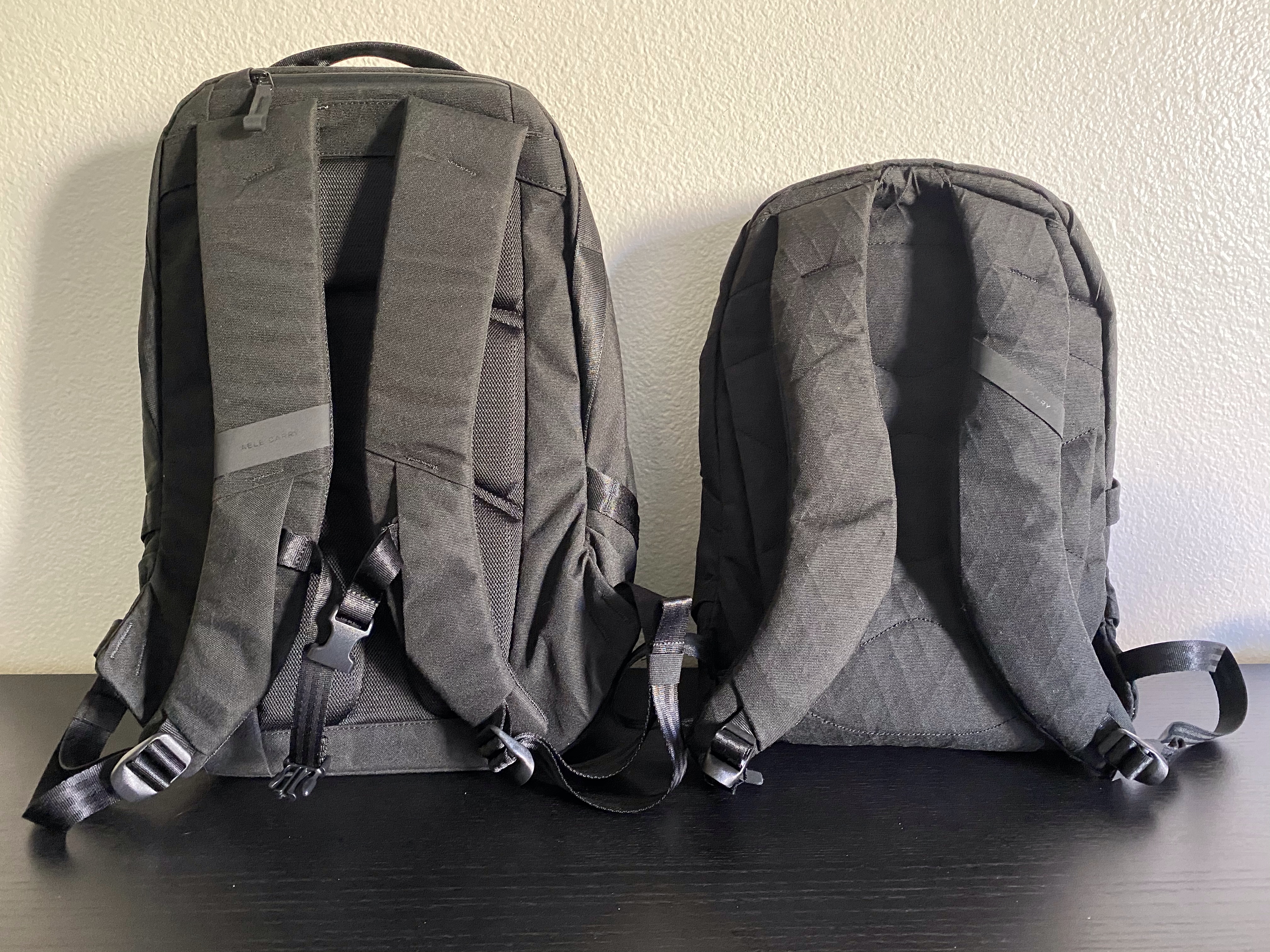 Able Carry Daily and Thirteen Backpacks Review padded straps
