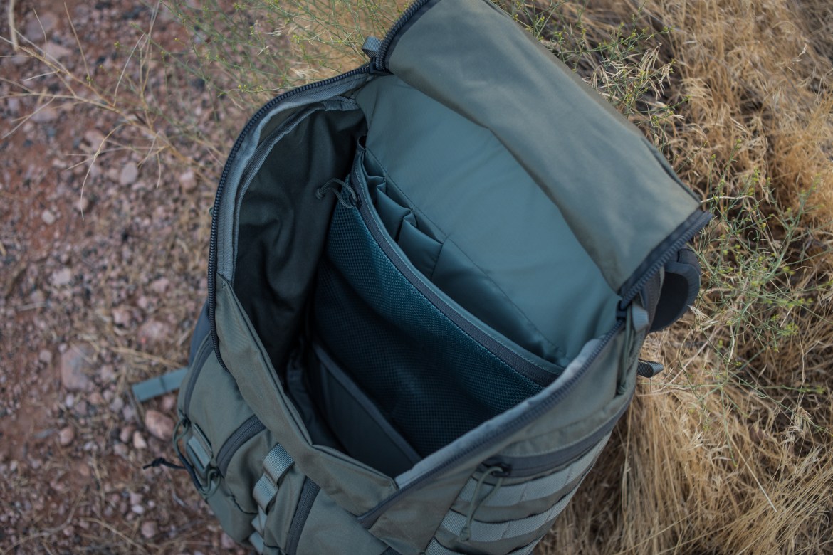 Mystery Ranch Rip Ruck 32 Review main compartment organization
