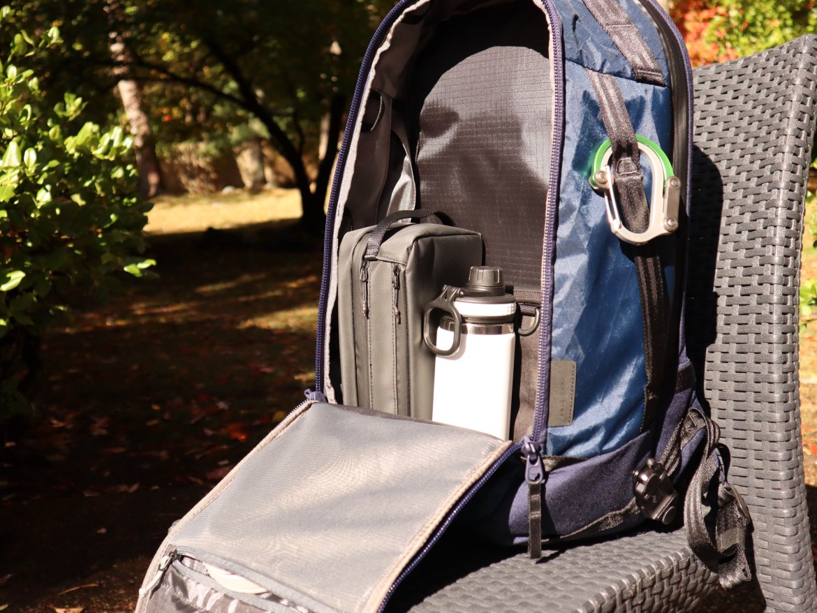Able Carry Max Review main compartment full zip