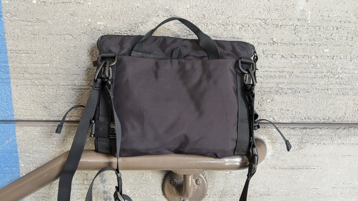 Code of Bell Annex Liner Review rear of bag ballistic nylon